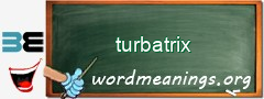 WordMeaning blackboard for turbatrix